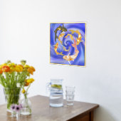 Koi Pond Folie Afdrukken (Laag (Keuken))