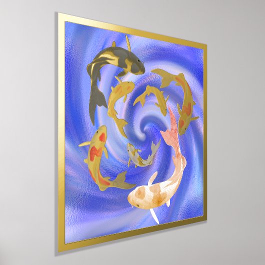 Koi Pond Folie Afdrukken (Laagn)