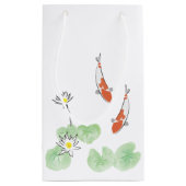 Koi Pond Gift Bag Klein Cadeauzakje (Achterkant)