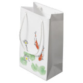 Koi Pond Gift Bag Klein Cadeauzakje (Achterkant Gekanteld)