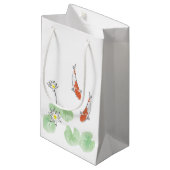 Koi Pond Gift Bag Klein Cadeauzakje (Voorkant Gekanteld)