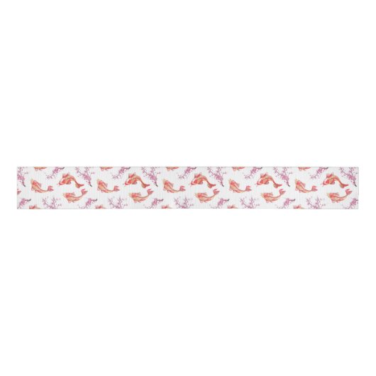 Koi Pond Grosgrain Lint (Voorkant)