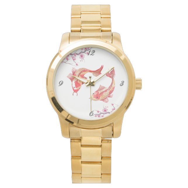 Koi Pond Horloge (Voorkant)