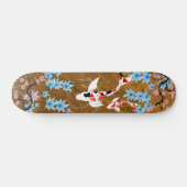 Koi Pond - hout - Japans ontwerpskateboard Persoonlijk Skateboard (Horizontaal)