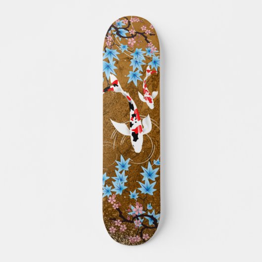 Koi Pond - hout - Japans ontwerpskateboard Persoonlijk Skateboard (Voorkant)