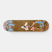 Koi Pond - hout - Japans ontwerpskateboard Persoonlijk Skateboard (Horizontaal)