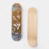 Koi Pond - hout - Japans ontwerpskateboard Skateboard (Voorkant)