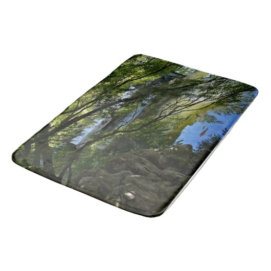 Koi Pond in Chinese Garden Badmat (Gekanteld)