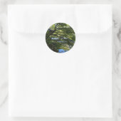 Koi Pond in Chinese Garden Ronde Sticker (Tas)
