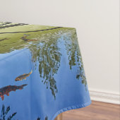 Koi Pond in Chinese Garden Tafelkleed (Voorbeeld)