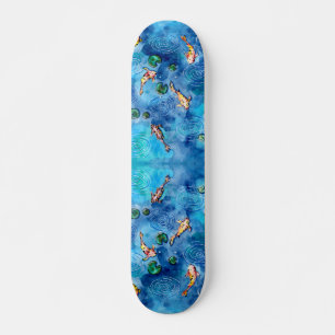 Koi Pond in de regen Persoonlijk Skateboard