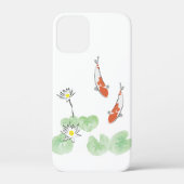 Koi Pond iPhone 12 Mini Hoesje (Achterkant)