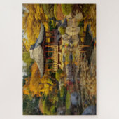 Koi Pond Japans Jigzaag Puzzle voor volwassenen Legpuzzel (Verticaal)