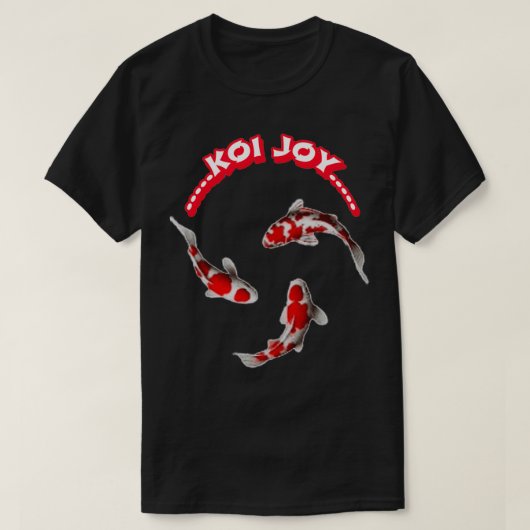 Koi Pond Japanse vis T-shirt (Design voorkant)