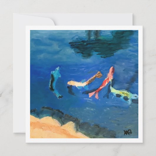 Koi Pond Kaart (Voorkant)