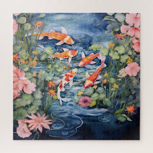 Koi Pond Legpuzzel (Verticaal)