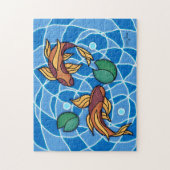 Koi Pond Legpuzzel (Verticaal)
