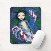 "Koi Pond Mermaid" Mousepad Muismat (Met muis)