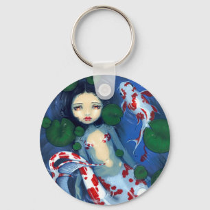 Koi Pond Mermaid Sleutelhanger