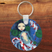 Koi Pond Mermaid Sleutelhanger (Voorkant)