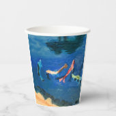 Koi Pond Papieren Bekers (Voorkant)