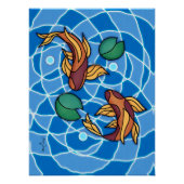 Koi Pond Perfect Poster (Voorkant)