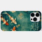 Koi Pond Phone Case (Achterkant (horizontaal))