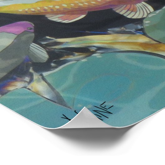 Koi Pond Poster (Hoek)
