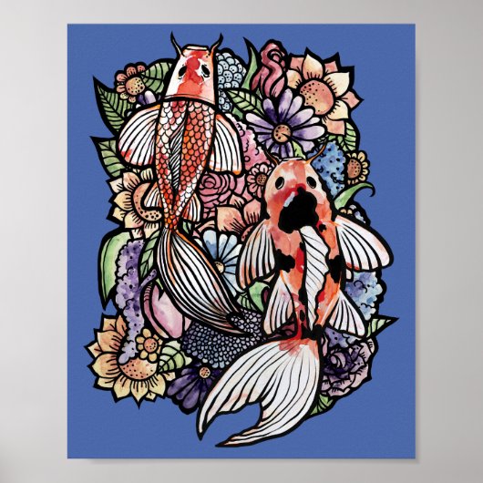Koi Pond Poster (Voorkant)