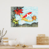 Koi Pond Poster (Keuken)