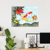 Koi Pond Poster (Thuiskantoor)