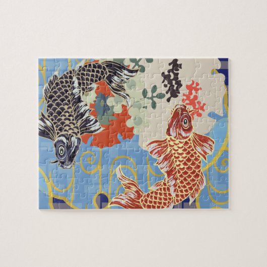 Koi Pond Puzzle Legpuzzel (Horizontaal)
