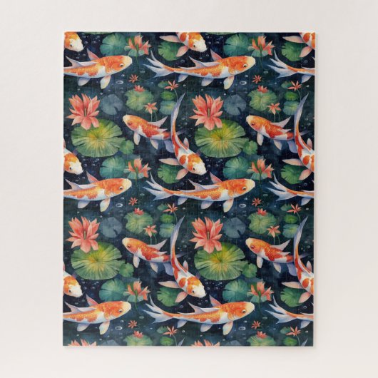 Koi Pond Puzzle Legpuzzel (Verticaal)