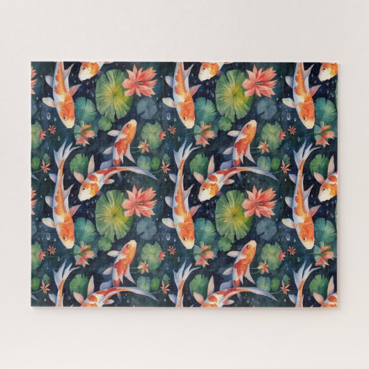 Koi Pond Puzzle Legpuzzel (Horizontaal)