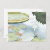 Koi Pond Reflection met vissen en geles Briefkaart (Voorkant / Achterkant)