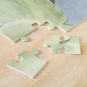 Koi Pond Reflection met vissen en geles Legpuzzel (Zijkant)