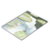 Koi Pond Reflection met vissen en geles Notitieboek (Linkerzijde)