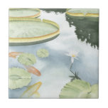 Koi Pond Reflection met vissen en geles Tegeltje<br><div class="desc">Vang je reflectie in deze aantrekkelijke koivijver. Kijk hoe de vis lijkt te zwemmen en de leugens langs je bedankt naar de levensechte rendering van Chariklia Zarris. Dit zou een geweldig geschenk zijn voor een familielid of voor je andere belangrijke.</div>