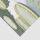 Koi Pond Reflection met vissen en geles Tissuepapier (Detail)