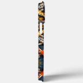 Koi Pond Romeinse Mozaïek Stijl Ontwerp Case-Mate iPhone Case (Achterkant / Rechts)