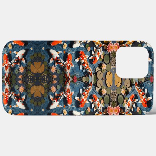 Koi Pond Romeinse Mozaïek Stijl Ontwerp Case-Mate iPhone Case (Achterkant (horizontaal))