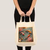 "Koi Pond Sanctuary" Tote Bag (Voorkant (product))