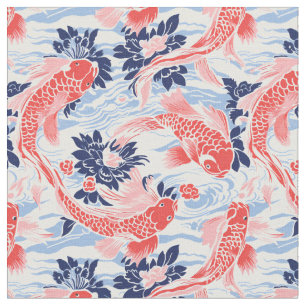 Koi Pond Serenity Stof