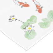Koi Pond Short Table Runner Korte Tafelloper (Hoek)