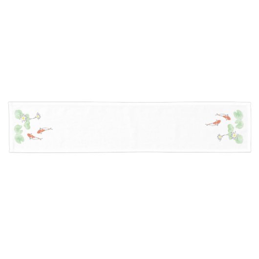 Koi Pond Short Table Runner Korte Tafelloper (Horizontaal)