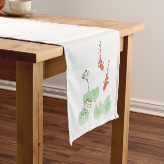Koi Pond Short Table Runner Korte Tafelloper (Voorbeeld)