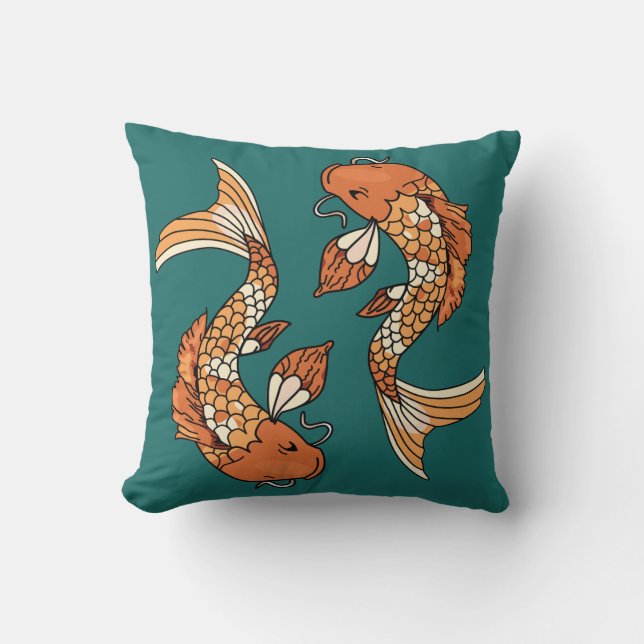 Koi Pond - Sierkussen (Voorkant)
