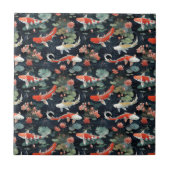 Koi Pond Tegel Tegeltje (Voorkant)