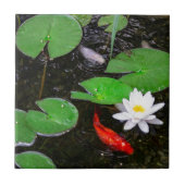 Koi Pond Tegeltje (Voorkant)