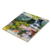 Koi Pond Tegeltje (Zijkant)